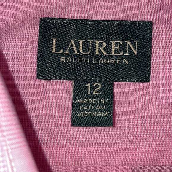Ralph Lauren, New, Color Pink, Size 12R. - Picture 6 of 7